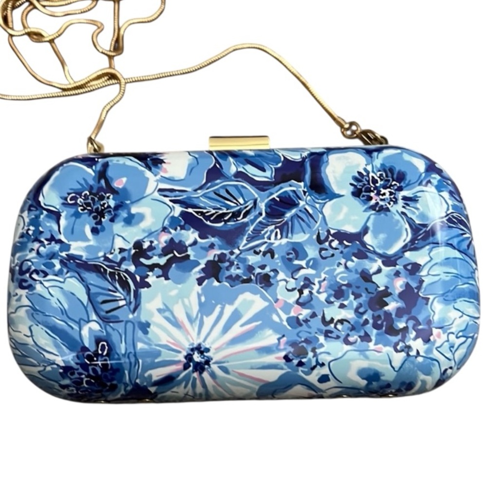Lilly Pulitzer Coastal Blue Clutch